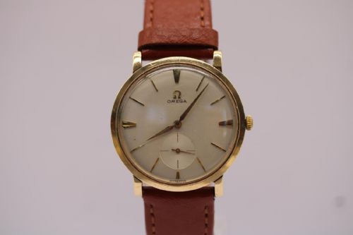 OMEGA VINTAGE CALIBRE 510 MANUAL WIND WATCH 9CT GOLD 1956 - ADDITIONAL PHOTO 14