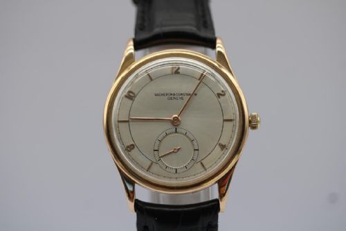 vacheron constantin vintage rose gold dress watch 1940s50s - CATEGORY: ANTIQUE WATCHES - DATED 1940