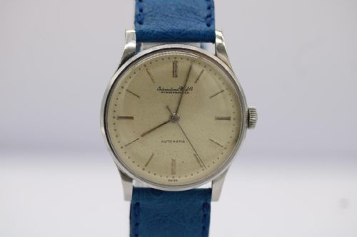 IWC AUTOMATIC 1464855 VINTAGE 1960S SERVICED 35MM STAINLESS STEEL PATINA DIAL WATCH - ADDITIONAL PHOTO 2