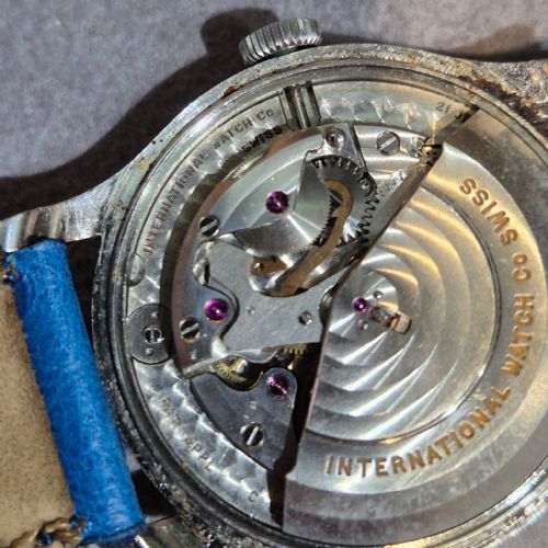 IWC AUTOMATIC 1464855 VINTAGE 1960S SERVICED 35MM STAINLESS STEEL PATINA DIAL WATCH - ADDITIONAL PHOTO 6