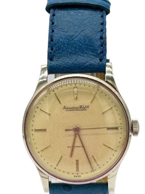 IWC AUTOMATIC 1464855 VINTAGE 1960S SERVICED 35MM STAINLESS STEEL PATINA DIAL WATCH - ADDITIONAL PHOTO 9
