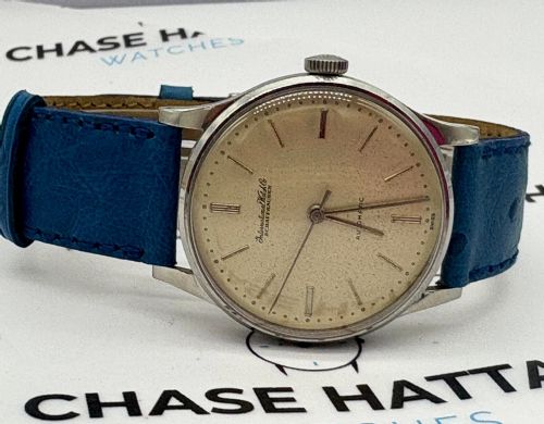 IWC AUTOMATIC 1464855 VINTAGE 1960S SERVICED 35MM STAINLESS STEEL PATINA DIAL WATCH - ADDITIONAL PHOTO 10