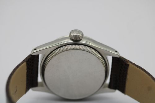 ROLEX OYSTER 6244 WATCH C1952 MANUAL WIND IVORY HONEYCOMB DIAL VINTAGE COLLECTORS PIECE - ADDITIONAL PHOTO 4