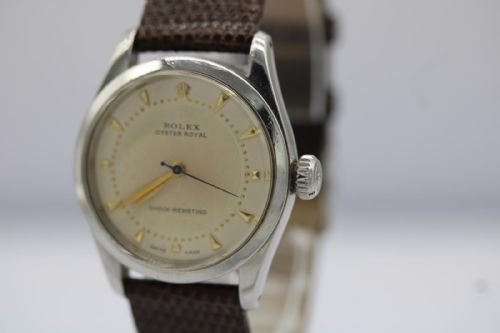 ROLEX OYSTER 6244 WATCH C1952 MANUAL WIND IVORY HONEYCOMB DIAL VINTAGE COLLECTORS PIECE - ADDITIONAL PHOTO 15