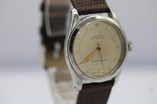 ROLEX OYSTER 6244 WATCH C1952 MANUAL WIND IVORY HONEYCOMB DIAL VINTAGE COLLECTORS PIECE - ADDITIONAL PHOTO 17