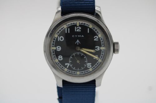 CYMA DIRTY DOZEN BRITISH MILITARY WATCH WWII ISSUE CAL 234 SERVICED BOX SPARE DIAL WATCH - ADDITIONAL PHOTO 1