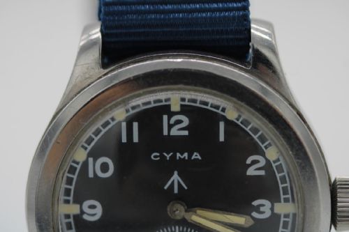 CYMA DIRTY DOZEN BRITISH MILITARY WATCH WWII ISSUE CAL 234 SERVICED BOX SPARE DIAL WATCH - ADDITIONAL PHOTO 2