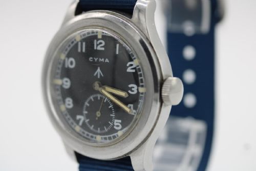 CYMA DIRTY DOZEN BRITISH MILITARY WATCH WWII ISSUE CAL 234 SERVICED BOX SPARE DIAL WATCH - ADDITIONAL PHOTO 4