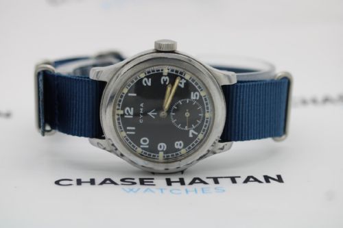 CYMA DIRTY DOZEN BRITISH MILITARY WATCH WWII ISSUE CAL 234 SERVICED BOX SPARE DIAL WATCH - ADDITIONAL PHOTO 10
