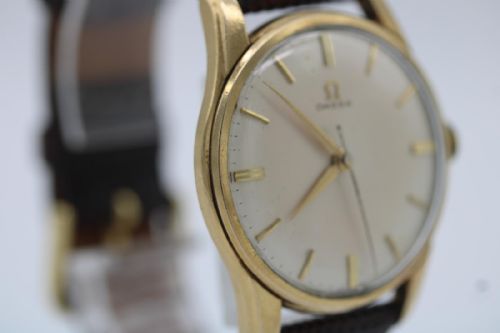 OMEGA 9CT YELLOW GOLD DRESS WATCH 1960 - ADDITIONAL PHOTO 4