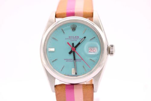 ROLEX OYSTER PERPETUAL DATE 1500 BY LA CALIFORNIENNE - ADDITIONAL PHOTO 7