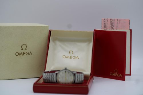 OMEGA SEAMASTER 165002 SILVER DIAL ORIGINAL PAPERS 1968 WATCH - ADDITIONAL PHOTO 4