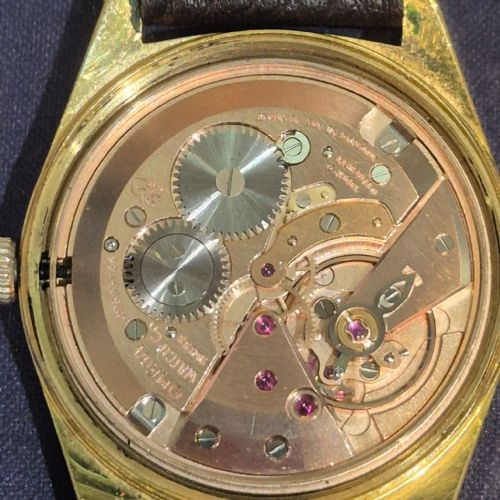 OMEGA GENEVE REF 136041 GOLD SUNBURST DIAL MANUAL WIND VINTAGE WRIST WATCH - ADDITIONAL PHOTO 9