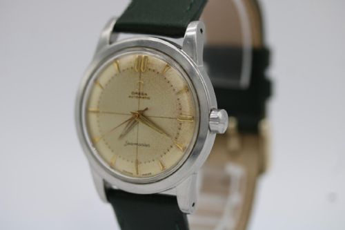 OMEGA SEAMASTER REF 25778 CHAMPAGNE DIAL BUMPER AUTOMATIC VINTAGE WRIST WATCH - ADDITIONAL PHOTO 2