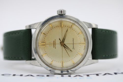 OMEGA SEAMASTER REF 25778 CHAMPAGNE DIAL BUMPER AUTOMATIC VINTAGE WRIST WATCH - ADDITIONAL PHOTO 6