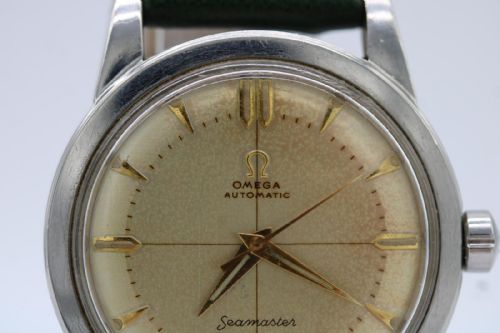 OMEGA SEAMASTER REF 25778 CHAMPAGNE DIAL BUMPER AUTOMATIC VINTAGE WRIST WATCH - ADDITIONAL PHOTO 7