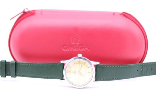 OMEGA SEAMASTER REF 25778 CHAMPAGNE DIAL BUMPER AUTOMATIC VINTAGE WRIST WATCH - ADDITIONAL PHOTO 9