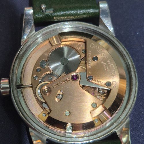 OMEGA SEAMASTER REF 25778 CHAMPAGNE DIAL BUMPER AUTOMATIC VINTAGE WRIST WATCH - ADDITIONAL PHOTO 10