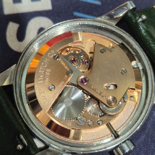 OMEGA SEAMASTER REF 25778 CHAMPAGNE DIAL BUMPER AUTOMATIC VINTAGE WRIST WATCH - ADDITIONAL PHOTO 11