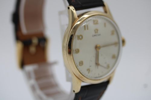 OMEGA VINTAGE DRESS WATCH REF 13322 9CT YELLOW GOLD MANUAL WIND 1950 - ADDITIONAL PHOTO 3