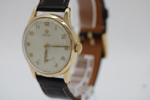 OMEGA VINTAGE DRESS WATCH REF 13322 9CT YELLOW GOLD MANUAL WIND 1950 - ADDITIONAL PHOTO 5
