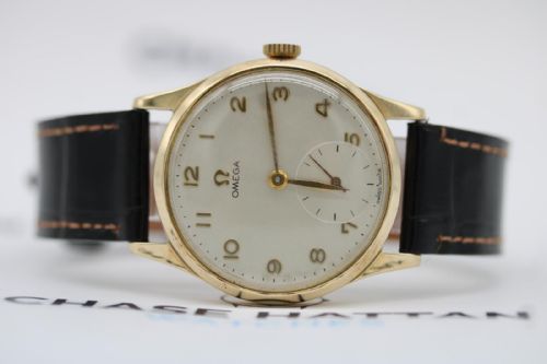 OMEGA VINTAGE DRESS WATCH REF 13322 9CT YELLOW GOLD MANUAL WIND 1950 - ADDITIONAL PHOTO 11