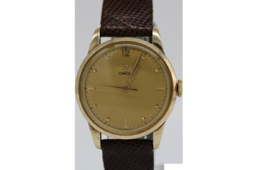 OMEGA VINTAGE WRIST WATCH 30T2 SC MOVEMENT GOLD PLATED MANUAL WIND LATE 1940S - ADDITIONAL PHOTO 5