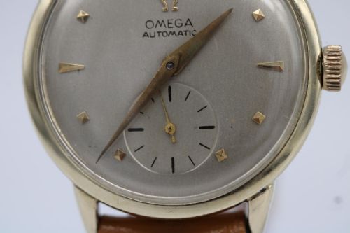 OMEGA VINTAGE WRIST WATCH GOLDFILLED CAL 344 BUMPER AUTOMATIC 33MM MID1950S - ADDITIONAL PHOTO 8
