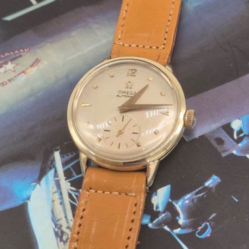 OMEGA VINTAGE WRIST WATCH GOLDFILLED CAL 344 BUMPER AUTOMATIC 33MM MID1950S - ADDITIONAL PHOTO 12