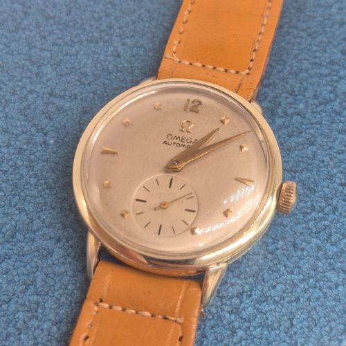 OMEGA VINTAGE WRIST WATCH GOLDFILLED CAL 344 BUMPER AUTOMATIC 33MM MID1950S - ADDITIONAL PHOTO 13
