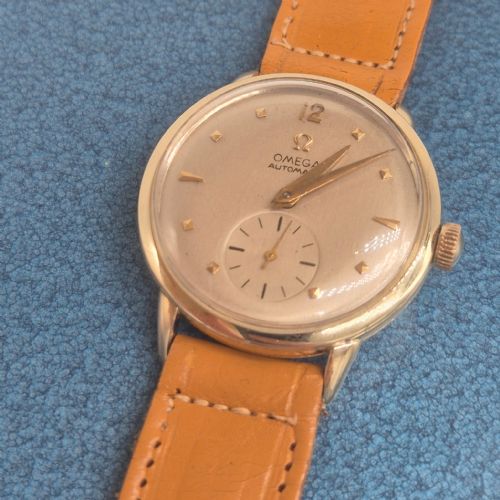 OMEGA VINTAGE WRIST WATCH GOLDFILLED CAL 344 BUMPER AUTOMATIC 33MM MID1950S - ADDITIONAL PHOTO 14