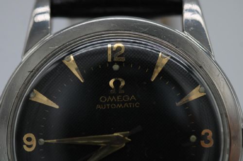 OMEGA SEAMASTER WRIST WATCH REF 25776 HONEYCOMB BLACK DIAL CAL 351 BUMPER AUTOMATIC 1950 - ADDITIONAL PHOTO 4