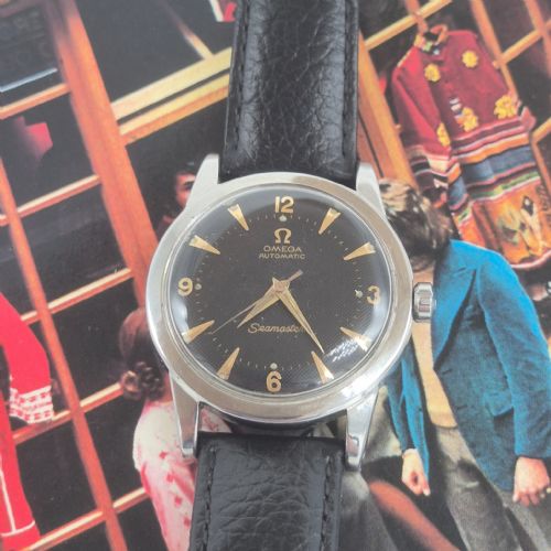 OMEGA SEAMASTER WRIST WATCH REF 25776 HONEYCOMB BLACK DIAL CAL 351 BUMPER AUTOMATIC 1950 - ADDITIONAL PHOTO 12