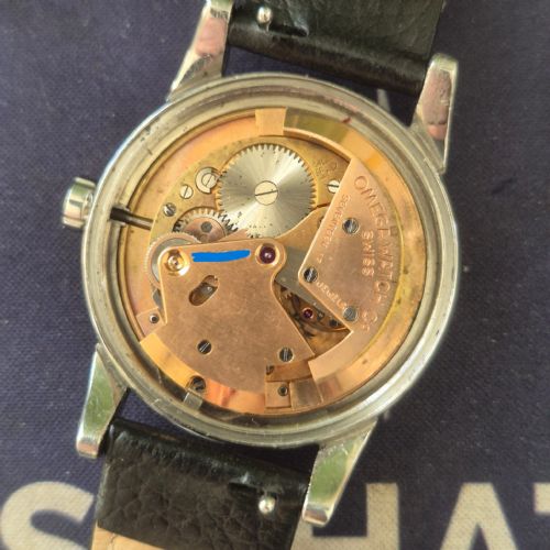 OMEGA SEAMASTER WRIST WATCH REF 25776 HONEYCOMB BLACK DIAL CAL 351 BUMPER AUTOMATIC 1950 - ADDITIONAL PHOTO 14