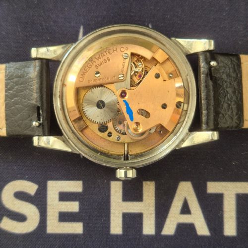 OMEGA SEAMASTER WRIST WATCH REF 25776 HONEYCOMB BLACK DIAL CAL 351 BUMPER AUTOMATIC 1950 - ADDITIONAL PHOTO 15