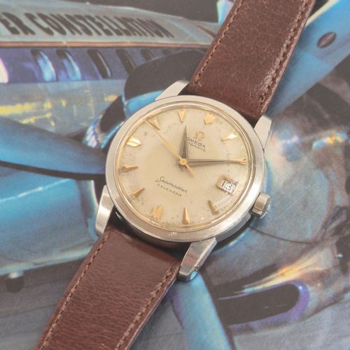 OMEGA SEAMASTER WRIST WATCH REF 2846 CALENDAR HONEYCOMB DIAL CAL 503 AUTOMATIC 1958 - ADDITIONAL PHOTO 12