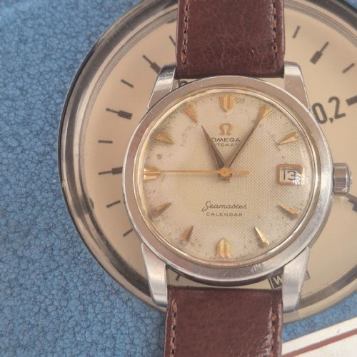 OMEGA SEAMASTER WRIST WATCH REF 2846 CALENDAR HONEYCOMB DIAL CAL 503 AUTOMATIC 1958 - ADDITIONAL PHOTO 14