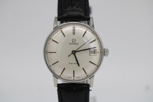omega genve 136011 1966 stainless steel manual wind calibre 611 watch - CATEGORY: ANTIQUE WATCHES - DATED 1960