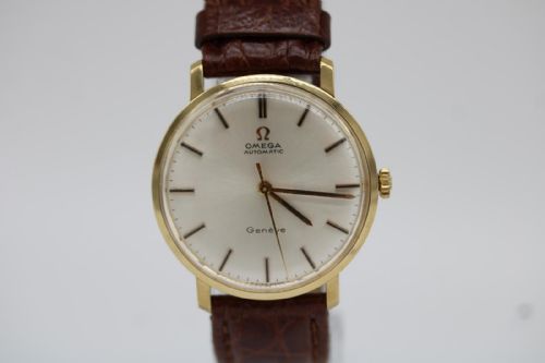 omega genve 161037 18ct yellow gold 1968 watch - CATEGORY: ANTIQUE WATCHES - DATED 1960