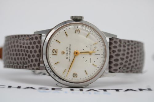 ROLEX WATCH 12324 1955 31MM STAINLESS STEEL CREAM DIAL MANUAL WIND - ADDITIONAL PHOTO 2