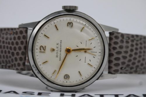 ROLEX WATCH 12324 1955 31MM STAINLESS STEEL CREAM DIAL MANUAL WIND - ADDITIONAL PHOTO 6