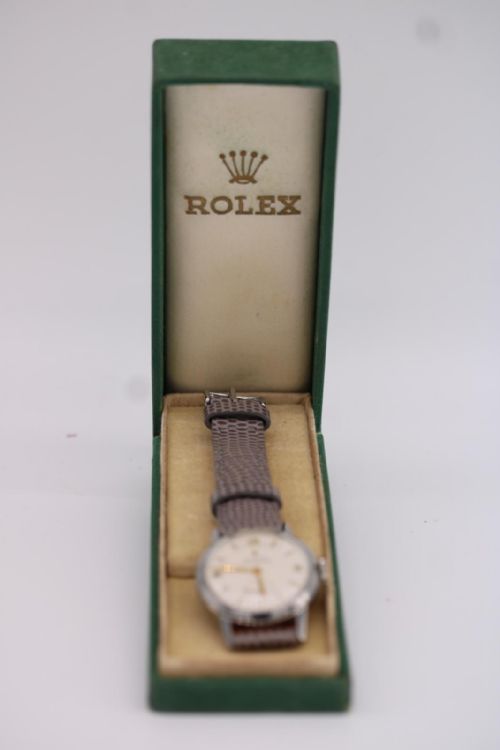 ROLEX WATCH 12324 1955 31MM STAINLESS STEEL CREAM DIAL MANUAL WIND - ADDITIONAL PHOTO 7