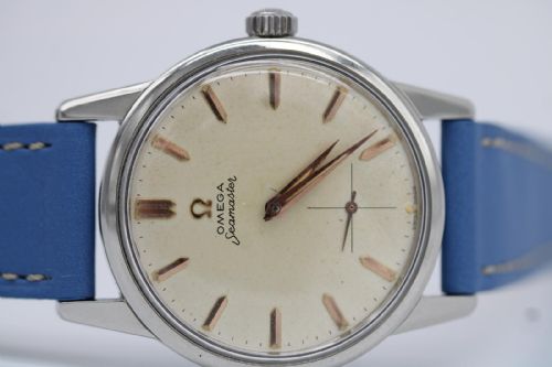 OMEGA SEAMASTER WATCH 14389 35MM CHAMPAGNE DIAL 1961 - ADDITIONAL PHOTO 5