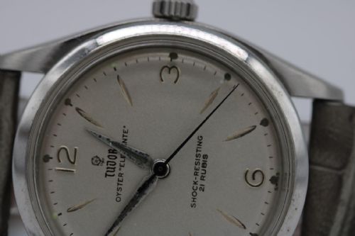 TUDOR OYSTER 7960 WATCH SILVER DIAL 34MM MANUAL WIND VINTAGE 1960 - ADDITIONAL PHOTO 6