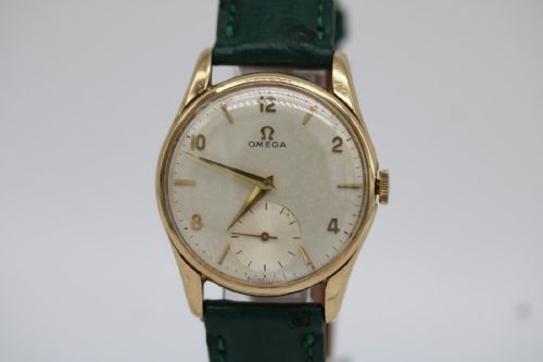 fig 3. Omega Dennison Case 923 – 9ct Yellow Gold – Manual Wind Cal. 268 – 35mm – 1962