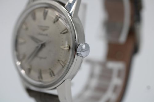 LONGINES CONQUEST 9000 WATCH AUTOMATIC 35MM SILVER DIAL FULLY SERVICED VERY GOOD CONDITION C1960S - ADDITIONAL PHOTO 3