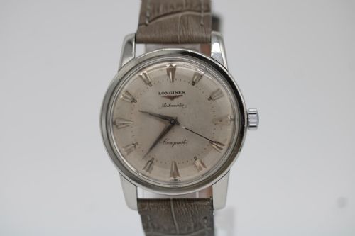 LONGINES CONQUEST 9000 WATCH AUTOMATIC 35MM SILVER DIAL FULLY SERVICED VERY GOOD CONDITION C1960S - ADDITIONAL PHOTO 4
