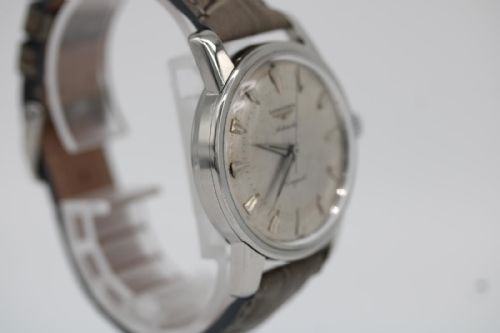 LONGINES CONQUEST 9000 WATCH AUTOMATIC 35MM SILVER DIAL FULLY SERVICED VERY GOOD CONDITION C1960S - ADDITIONAL PHOTO 8