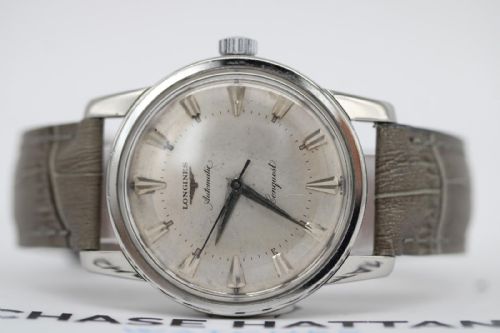 LONGINES CONQUEST 9000 WATCH AUTOMATIC 35MM SILVER DIAL FULLY SERVICED VERY GOOD CONDITION C1960S - ADDITIONAL PHOTO 10