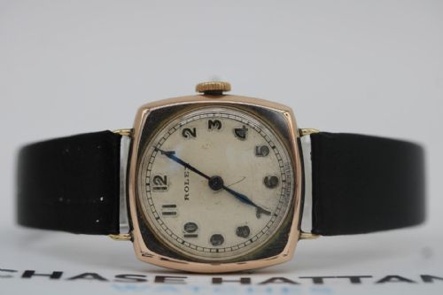 ROLEX WATCH VINTAGE 9CT ROSE GOLD 26MM MANUAL WIND 1938 - ADDITIONAL PHOTO 2